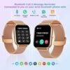 Smart Watch for Women Fitness Tracker: 1.83 Inch Bluetooth Call Smartwatch with Blood Oxygen Blood Pressure Monitor Compatible with Android Ios 100+ Sport Mode Heart Rate Steps Counter Waterproof Ip67 - Image 2