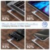 100W Multi Charging Cable for Apple Watch and iPhone 15,4 in 2 10FT USB C/A Fast Charging Cable 90 Degree Travel Charger Cord Nylon Braided Compatible with All iWatch iPhone MacBook iPad Galaxy S23 - Image 2