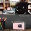 Digital Camera 4K FHD Camera 3" 64MP Point and Shoot Digital Camera for Pictures with 32GB Card 18X Zoom Compact Small Vintage Camera Gifts for Teens Boys Girls Pink (Pink) - Image 5
