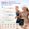 Smart Watch for Women Fitness Tracker: 1.83 Inch Bluetooth Call Smartwatch with Blood Oxygen Blood Pressure Monitor Compatible with Android Ios 100+ Sport Mode Heart Rate Steps Counter Waterproof Ip67 - Image 4