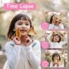 Upgrade Kids Selfie Camera, Christmas Birthday Gifts for Age 3-9, HD Digital Video Cameras for Toddler, Portable Toy for 3 4 5 6 7 8 Year Old with 32GB SD Card-Pink - Image 3