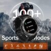 Military Smart Watch for Men with LED Flashlight 1.45” Rugged 3ATM Waterproof Smart Watch with 100+ Sports Modes Fitness Tracker with Heart Rate Sleep Monitor Tactical Smartwatch for iPhone Android - Image 4