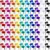 Macarrie 200 Pack Earbuds Bulk Kids Earphones 3.5 mm Classroom Headphones for Students Assorted Colors Earbud Wired Earphone Without Mic for School Classroom Student Individually Bagged(Colorful)