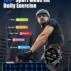 BANGWEI Smart Watches for Men Answer/Make Call for Android iOS, 1,43" AMOLED HD Touch Screen Fitness Tracker Watch with Heart Rate spO2 Sleep Monitor Step Counter IP68 Waterproof Smartwatch - Image 5