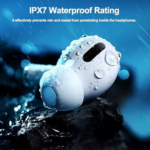 Wireless Earbuds for Airpod Pro Auto Noise Cancelling Bluetooth in-Ear Headphones with HiFi Stereo, Touch Control, IPX7 Waterproof Mfi Certified Ear Buds Built-in Mic with Fast Charging Case - Image 6