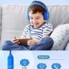 DOQAUS Kids Headphones Wired Toddler Headphones with Microphone, Foldable On Ear Headphones, 74/85/94dB Volume-Limiting, 3.5mm Jack, Safe & Comfortable for Learning & Entertainment - Image 3