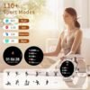 Smart Watches for Women (Answer/Make Call) with Diamonds, 1.3”HD Screen Bluetooth Smartwatch for Android iOS Phones, IP68 Waterproof Fitness Activity Trackers with Heart Rate/SpO2/BP/Sleep Monitor - Image 5
