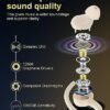 Wireless Earbuds Bluetooth 5.3 Headphones Sport, 2024 Wireless Earphones with Earhooks, HiFi Stereo Deep Bass with ENC Mic, 40H Dual LED Display, IPX7 Waterproof Ear Bud for Small Ear Running/Workout - Image 2