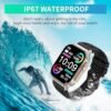 Smart Watch(Answer/Make Call), 2.01" Smartwatch for Men Women, IP67 Waterproof, 100+ Sport Modes Fitness Tracker, Heart Rate Sleep Monitor, AI Voice, Smart Watches for Android iOS Phones - Image 7