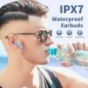 Wireless Earbuds Bluetooth 5.3 Headphones, 48H Long Battery Life LED Power Display Ear Buds, IPX7 Waterproof HiFi Stereo Bass with Built-in Mic for Home Office Sports Earphones - Image 7
