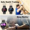 Smart Watch(Answer/Make Calls), 1.39" Smart Watches for Women/Men, IP68 Waterproof Fitness Tracker 100+ Sport Modes with Heart Rate/Sleep Monitor AI Voice Control, Smartwatch for Android/iOS Phones - Image 4