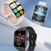 Fitness Tracker Smart Watches for Women Watch for iOS and Android(Answer/Make Calls) 2.01", IP68 Waterproof Heart Rate Blood Oxygen Sleep Monitoring Fitness Watch (Stainless Rose Gold) - Image 2
