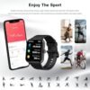Smart Watch for Men Women(Answer/Make Calls), 2024 Newest 1.85" HD Fitness Tracker with Blood Oxygen, Heart Rate and Sleep Monitor IP68 Waterproof, 100+ Sport Modes, Compatible with Android and Iphone - Image 4