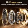 Wireless Earbuds 75hrs Bluetooth 5.3 Headphone Sport, 2024 Bluetooth Earbuds Stereo Deep Bass Over Ear Bud with Earhooks, ENC Noise Cancelling Mic, IPX7 Waterproof Earphone for Workout/Running - Image 3