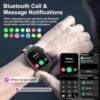 Smart Watches for Men, 2.02 Inches Sports Fitness Watch with Bluetooth Call, Fitness Tracker with Blood Oxygen, Heart Rate and Sleep Monitor, 123+ Sports Modes, Smart Watch for Android iPhone - Image 2