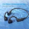 Bone Conduction Headphones, Open Ear Headphones Sports Wireless Earphones, Bluetooth Headphones with Built-in Mic,Up to 8 Hours Playtime,Running Headphone for Running Cycling - Black - Image 7