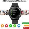 BRIBEJAT Smart Watch for Men Compatible with Samsung iPhone Android Phones (Dial/Answer Calls) Built-in Music Player Activity Tracker, Real-time Heart Rate & Sleep Monitor Pedometer, Gray - Image 4