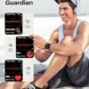 Smart Watch for Men Women, Infrared True Blood Oxygen Monitor, 2.04-inch AMOLED Display, Heart Rate Blood Pressure Sleep, IP68 Waterproof Fitness Tracker, Compatible with Android and iOS Beige - Image 3