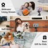 Digital Camera for Teens, FHD 4K 44MP Digital Camera Purple with 64GB SD Card 16X Digital Zoom, Cameras for Photography Compact Point and Shoot Camera for Teen Boys Girls Kids Camera Digital - Image 4