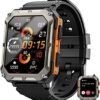 Military Smart Watch for Men with Blood Pressure (Answer/Make Call), Rugged Tactical Smartwatch for Android and iPhone, 10 ATM Waterproof Outdoor Sports Fitness Tracker with Heart Rate, Sleep Monitor - Image 9