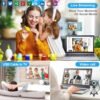 4K Digital Camera Full HD Kids Digital Camera 64MP Compact Digital Camera with 64GB Card 18X Digital Zoom Point and Shoot Camera Portable Camera for Teens Students Boys Girls Seniors - Image 8