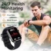 EIGIIS Smart Watches for Men Women(Answer/Dial Calls) 1.96" HD Big Screen Fitness Tracker with Heart Rate SpO2 Sleep Monitor 100+ Sports Mode IP67 Waterproof Smartwatch for iPhone Android Phones - Image 6