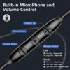 Wired headphones with [four speakers], high-fidelity noise-cancelling stereo subwoofer earbuds with microphone,universal 3.5mm plug earphones with volume adjustment,cnc processing metal back shell - Image 4