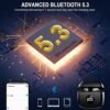 Wireless Earbuds, Bluetooth 5.3 Ear Buds LED Power Display Headphones Bass Stereo, Earbuds in-Ear Noise Cancelling Mic, 40H Playback Mini Case IP7 Waterproof Sports Earphones for Android iOS - Image 3