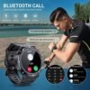 Smart Watch, 5ATM Waterproof Military Smart Watches for Men with Bluetooth Call (Answer/Dial Call), 1.39'' Outdoor Tactical Fitness Tracker Watch with 111 Sports Moeds for Android iOS - Image 2