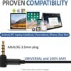 LUDOS NOVA Wired Earbuds in-Ear Headphones, 5 Year Warranty, Earphones with Microphone, 3.5mm Plug-in Ear Buds Calls Compatible with iPhone, Laptop, Computer, School Students, Kids, Women, Small Ears - Image 3