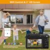 4K Digital Cameras for Photography - lovpo 56MP Autofocus Vlogging Camera for YouTube with Front and Rear Lens, 18X Zoom, WiFi Point and Shoot Camera with SD Card, 3" HD Screen, 2 Batteries - Image 6