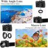 4K Digital Cameras for Photography, 48MP Vlogging Camera with 32GB Card, Wide Angle Lens & Macro Lens Video Camera,16X Zoom Point and Shoot Small Digital Camera, 3'' 180° Flip Screen Compact Camera,B - Image 3