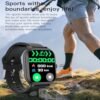 Fitness Tracker Smart Watches for Women Watch for iOS and Android(Answer/Make Calls) 2.01", IP68 Waterproof Heart Rate Blood Oxygen Sleep Monitoring Fitness Watch (Stainless Rose Gold) - Image 8