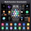 Smart Watches for Men, 2.02 Inches Sports Fitness Watch with Bluetooth Call, Fitness Tracker with Blood Oxygen, Heart Rate and Sleep Monitor, 123+ Sports Modes, Smart Watch for Android iPhone - Image 6