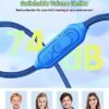 DOQAUS Kids Headphones Wired Toddler Headphones with Microphone, Foldable On Ear Headphones, 74/85/94dB Volume-Limiting, 3.5mm Jack, Safe & Comfortable for Learning & Entertainment - Image 2