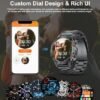 Smart Watches for Men Answer/Make Call, 1.39" HD Military Smartwatch for Android iOS 400mAh Activity Fitness Tracker 100+ Sport Modes IP67 Waterproof Calorie Heart Rate SpO2 Sleep Monitor - Image 7