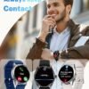 Smart Watch Men with Metal Bezel, Answer Make Call/Heart Rate/Step Counter/Sleep Tracker/100 Sports for Run/Alexa Built-in, IP68 Waterproof Swim, Fitness Sport Watch Compatible Android iOS - Image 2