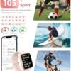 Smart Watches for Women, 1.8" Alexa Built-in Smartwatch with Bluetooth Call, Heart Rate/Sleep/SpO2 Monitor, IP68 Waterproof 100+ Sport Fitness Trackers, Compatible with Android & iPhone - Image 4