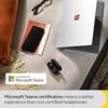 Jabra Evolve2 True Wireless Earbuds - in-Ear Bluetooth Earbuds with Active Noise Cancellation & 4-Mic MultiSensor Voice Technology - Microsoft Teams Certified, Works with All Meeting Apps - Black - Image 7
