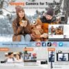 4K Digital Camera with SD Card, 48MP Vlogging Camera with Viewfinder Flash Dial, Camera for Photography and Video Autofocus, Portable Travel Camera, 16X Zoom Anti-Shake Small Digital Camera - Image 5