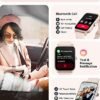 Smart Watch for Women - 1.8" Full Touch HD Screen, 24-Hour Heart Rate, Blood Oxygen, Sleep Monitor, Alexa Built-in, IP68 Waterproof, 100 Sports Modes, Unisex - Image 2