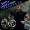 Smartwatch for Men Android iPhone Watch: Smart Watch Answer/Make Call with Heart Rate Blood Pressure Pedometer Compass Barometer Sport Fitness Tracker 1.43" AMOLED Waterproof Outdoor Men's Watches - Image 4