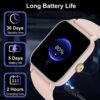 Smart Watch for Men Women with Bluetooth Call, Activity Fitness Tracker Heart Rate Sleep Monitor Pedometer,1.85" Touch Screen with 100+ Sport Modes, IP67 Waterproof Smartwatch for Android iOS - Image 7