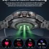 Military Smart Watches for Men,1.43" AMOLED Fitness Watch with 126+ Sports Modes/5ATM Waterproof/Pedometer/Heart Rate/Blood Pressure,Tactical Rugged Smartwatch for Android iOS - Image 3