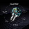 Car Charger Adapter - [Upgraded Version] Car Fast Charger with 4 Ports (PD+QC3.0+USB C) Atmosphere Light - 12-24V Car Truck SUV Universal USB Cigarette Lighter Adapter (QC3.0+Type-C+PD+2.4A) - Image 4