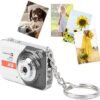 Digital Camera, Mini Thumb Camera, Portable Video Camera with Motion Detection, Point and Shoot Digital Cameras, Fashion Mini DV Camera for Teens Students Kids (Silver Gray) - Image 7