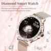 Smart Watches for Women (Answer/Make Call) with Diamonds, 1.3”HD Screen Bluetooth Smartwatch for Android iOS Phones, IP68 Waterproof Fitness Activity Trackers with Heart Rate/SpO2/BP/Sleep Monitor - Image 2