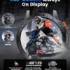 1.43'' AMOLED Military Smart Watches for Men, 5ATM Waterproof/460mAh/126 Sports Modes Fitness Tracker Heart Rate Blood Pressure SpO2 Monitor Tactical Smart Watches Android iOS - Image 2