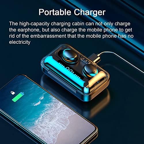 New Wireless Earbuds Bluetooth 5.0 Headset, IPX7 Waterproof, LED Battery Display auriculares,140 Hours Play time with Charging Box, 3D Stereo Audio Full Touch Screen Headset with Microphone - Image 4