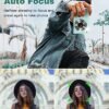 Digital Camera Auto Focus 2.7K 48MP Digital Point and Shoot Camera with 32GB Memory Card,16X Zoom, Time Lapse Vlogging Camera Digital Cameras for 8-15 Years Kids Teenagers Students Boys Girls, Green - Image 4
